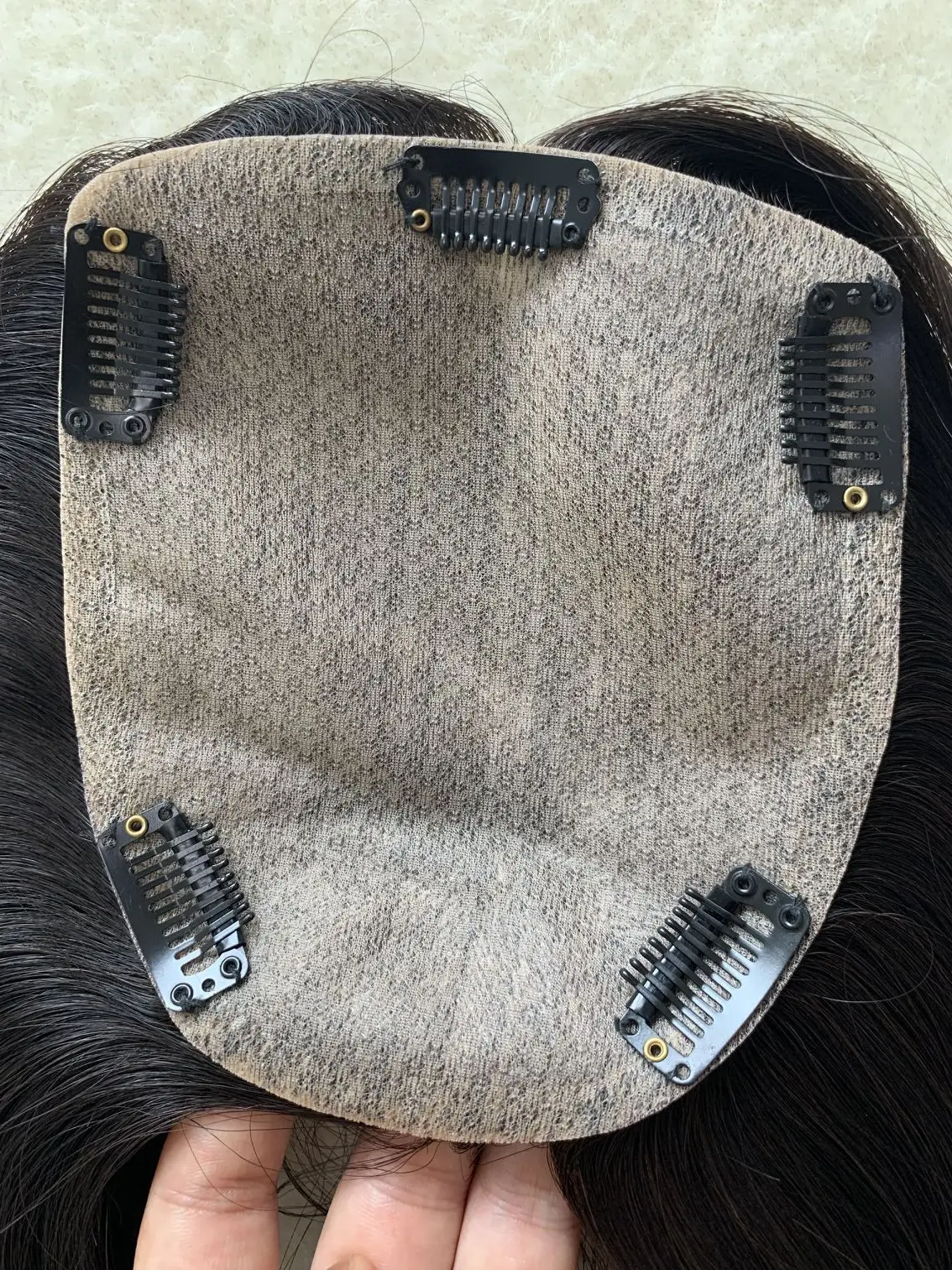 Женский парик из натуральных человеческих волос на шелковой основе