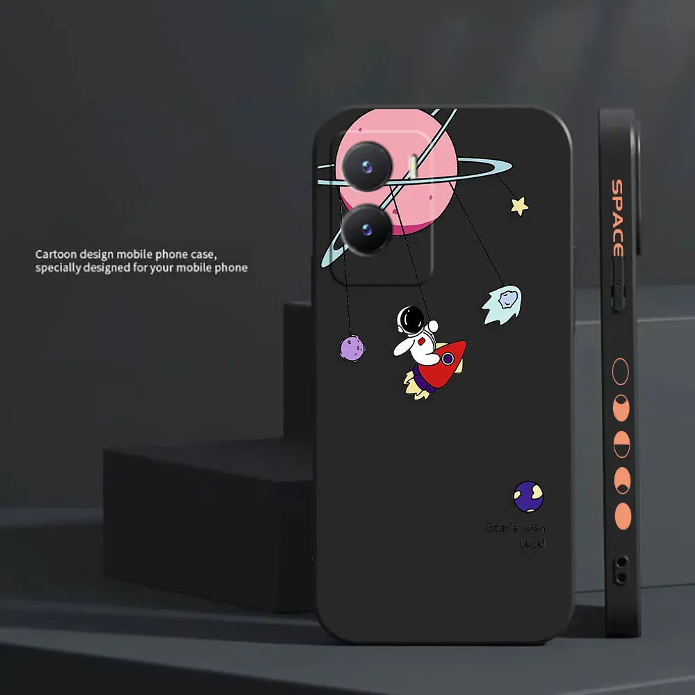 Астронавт Космос Звезда фотосессия для VIVO Y55S Y30 Y31 Y33S Y55 Y35 Y51S Y52S Y53S Y66 Y71T Y73S Y77 чехол