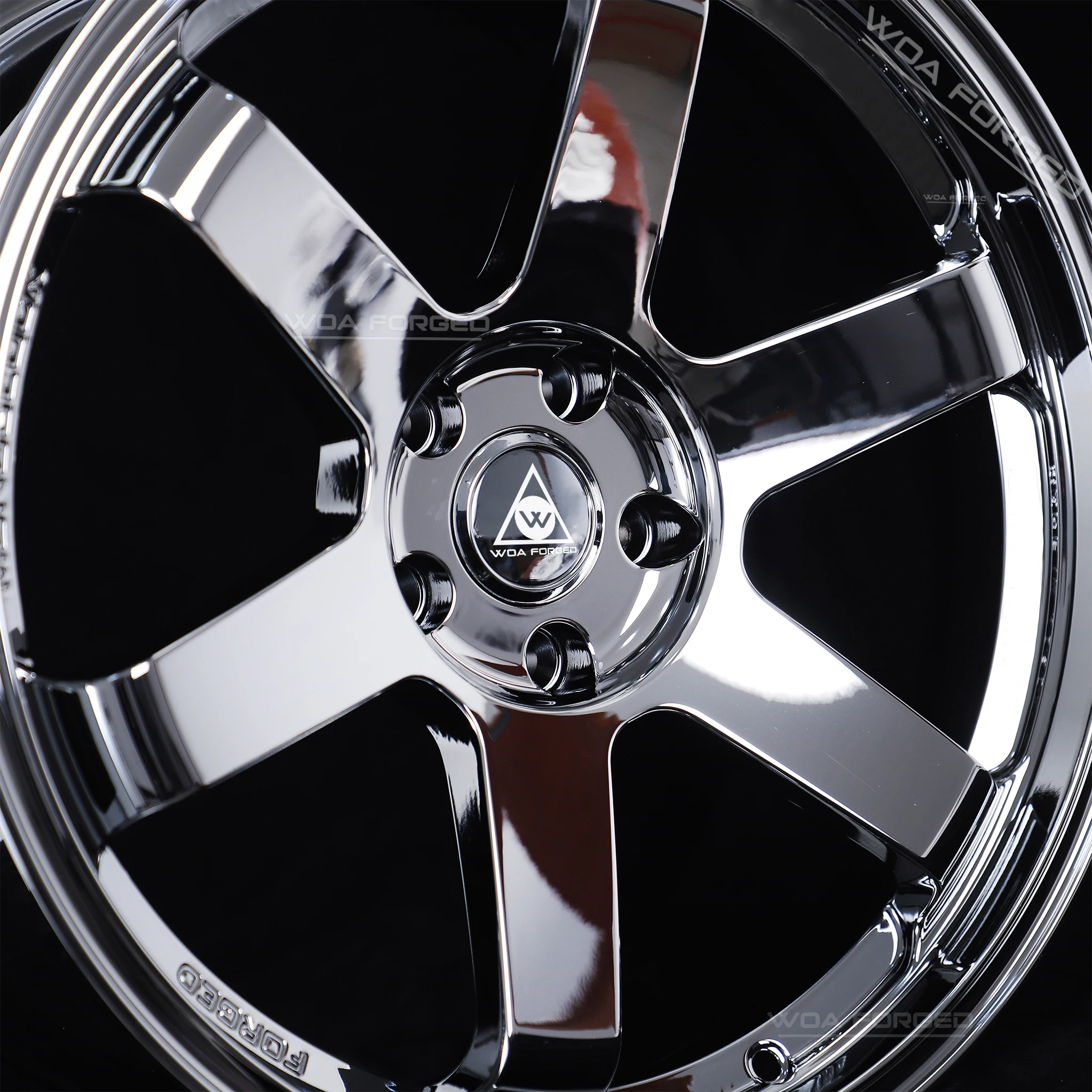 Фото Колёсные диски TE37 Triple Chrome Mirror Finished, 18, 19, 20, 21 дюйм, многоспицевые, кованые, с глубокой полкой, спортивный дизайн, облегчённые, 5x112, 5x120 для M4 F82 №5