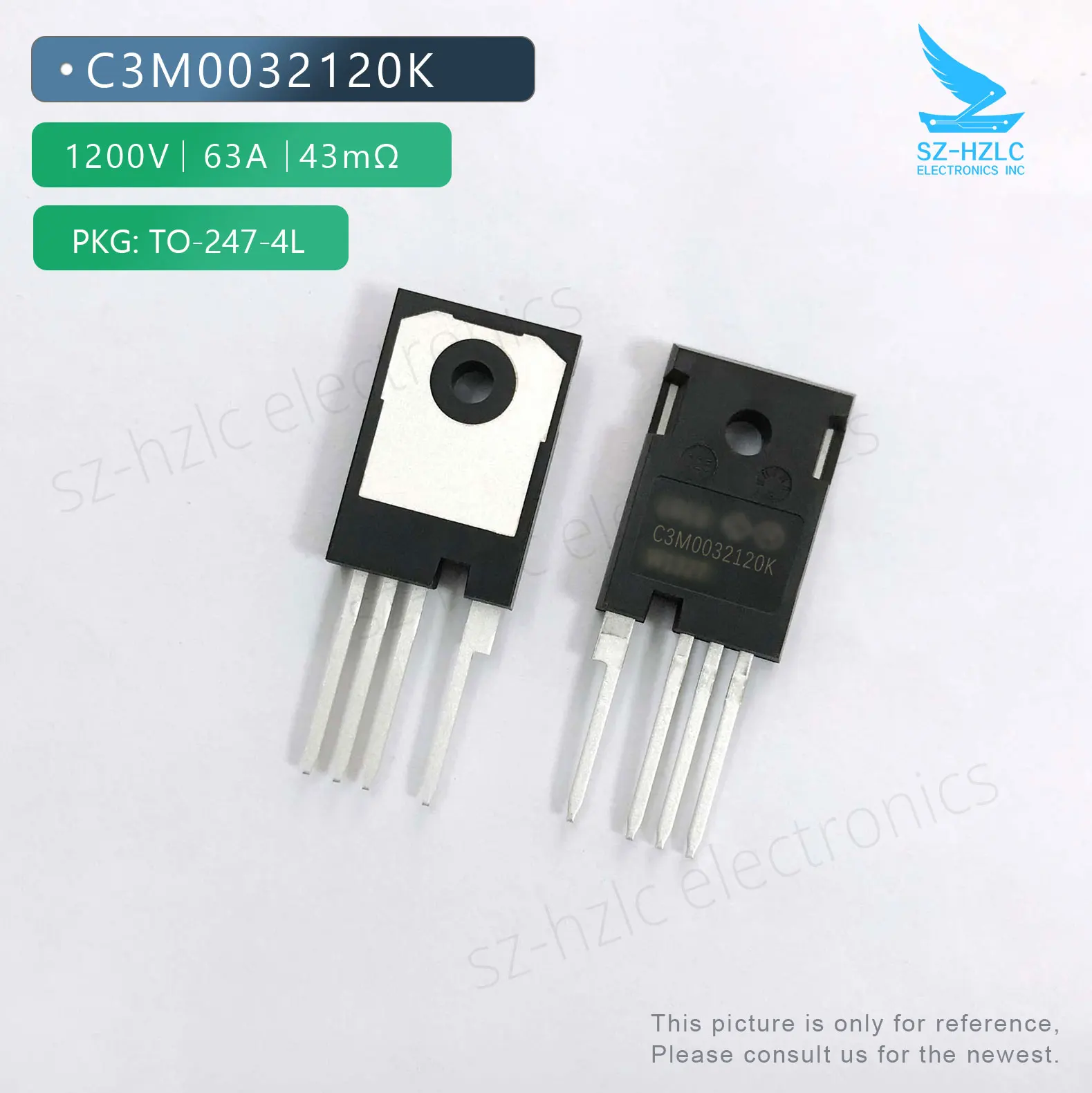 

C3M0032120K 63A1200V Sic silicon carbide Field-effect transistor TO-247-4