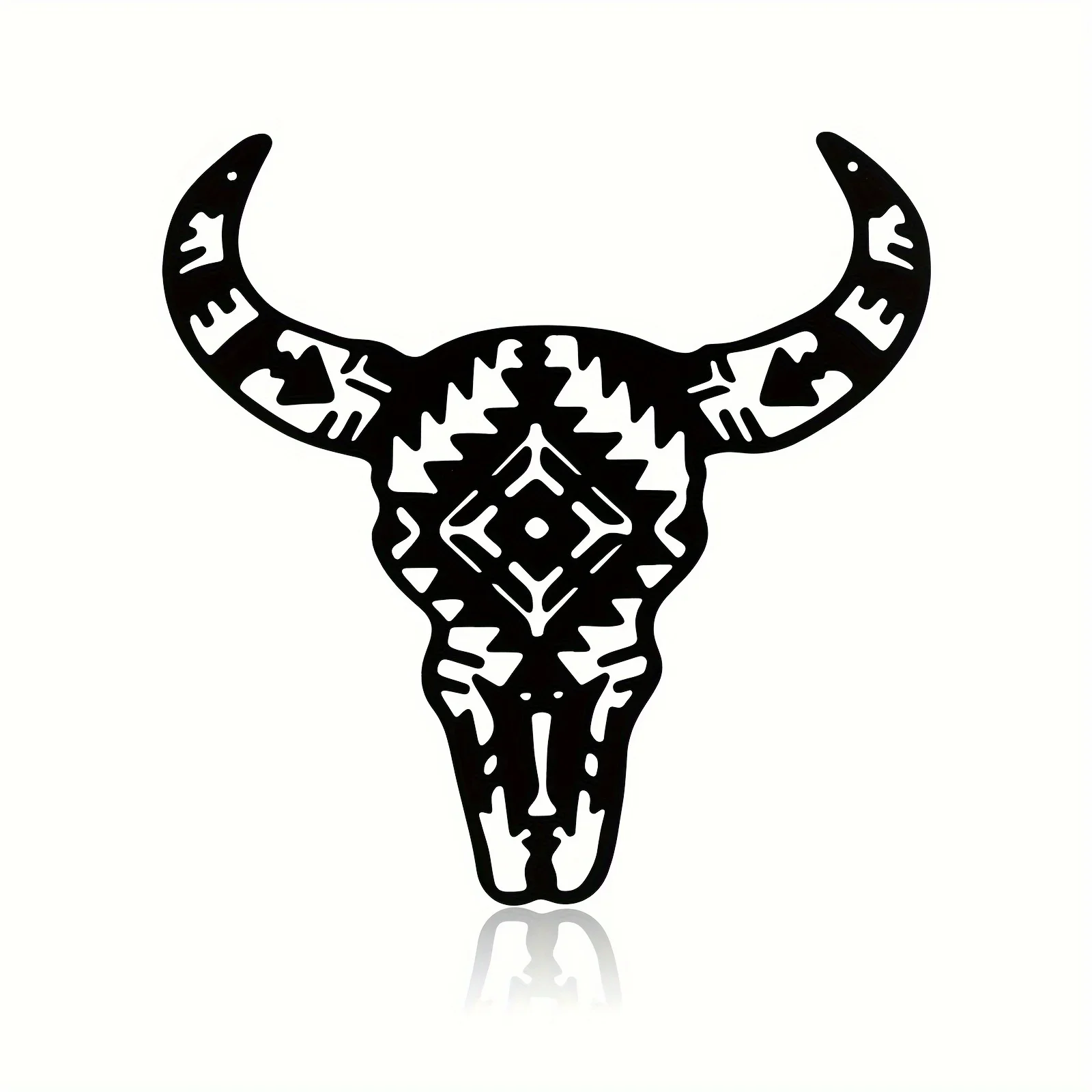 Металлические настенные рисунки в деревенском стиле с изображением коровы и