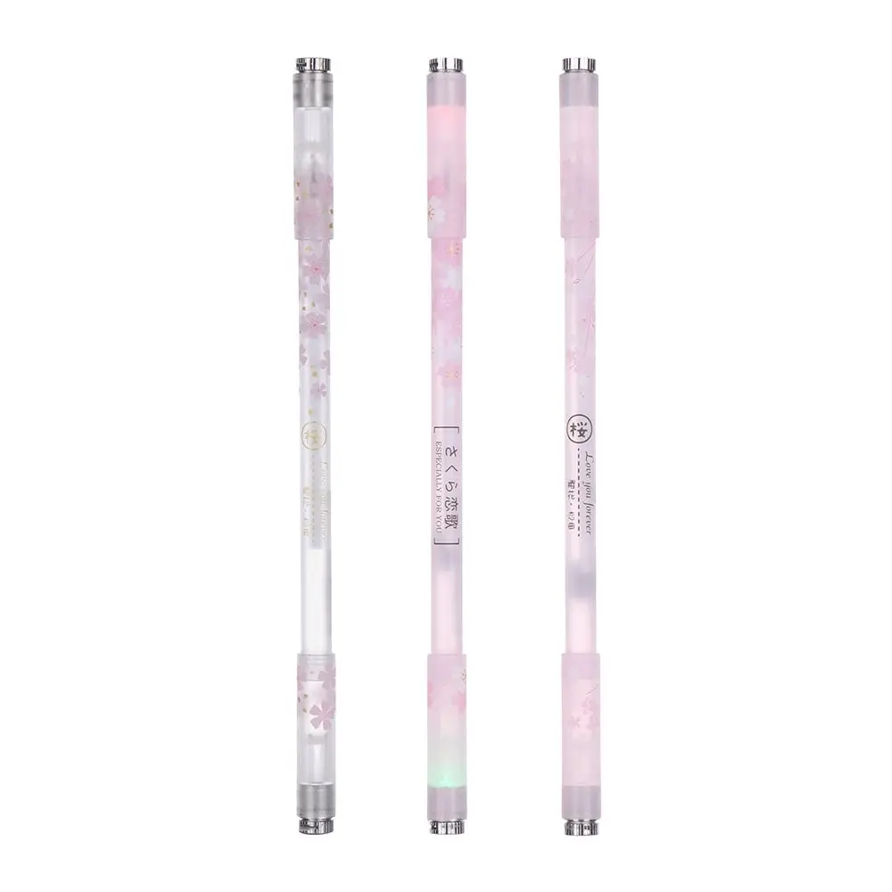 Ручка гелевая вращающаяся с 12 созвездиями креативный цветной светодиодный