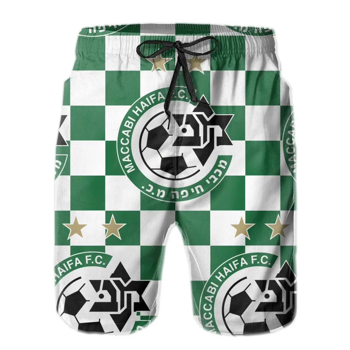 

Maccabi Haifa FC Men's Beach Shorts Quick Dry Running Shorts Workout Fitness Sports Shorts
