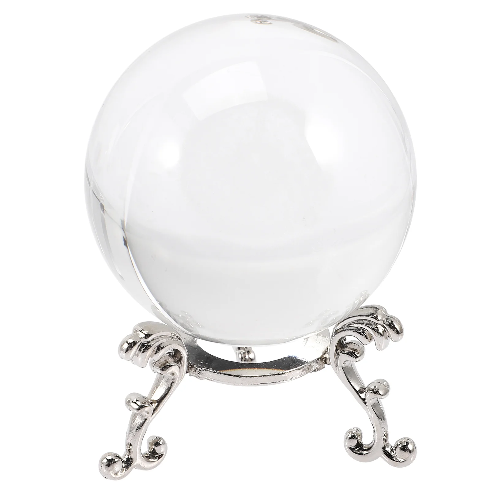 

Crystal Stand Sphere Metal Table Lamp Clear Rechargeable Creative Display Racks Modern Iron Minimalist Gifts Tabletop Ornaments