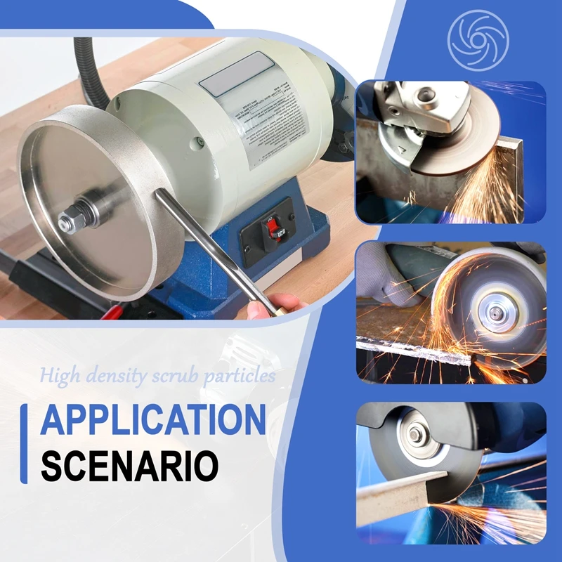 CBN шлифовальный круг 6 дюймов диаметром X 1 дюйм шириной с 1/2 дюймовым бортом