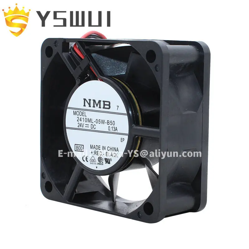 

Original 2410ML-05W-B50/B59 NMB 6025 DC24V 0.13A inverter cooling fan fan