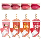 4 цвета, милый зимний бальзам для губ, помада с мороженым, меняющая цвет при температуре, увлажняющая корейская косметика, долговечная