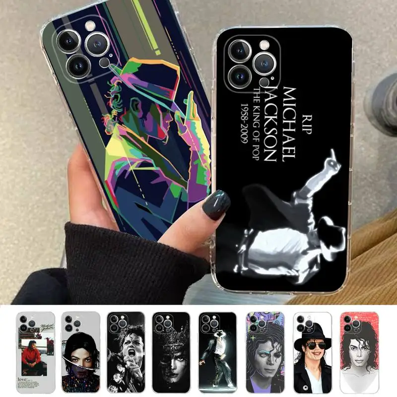 

Michael Jackson Phone Case Silicone Soft for iphone 14 13 12 11 Pro Mini XS MAX 8 7 6 Plus X XS XR Cover