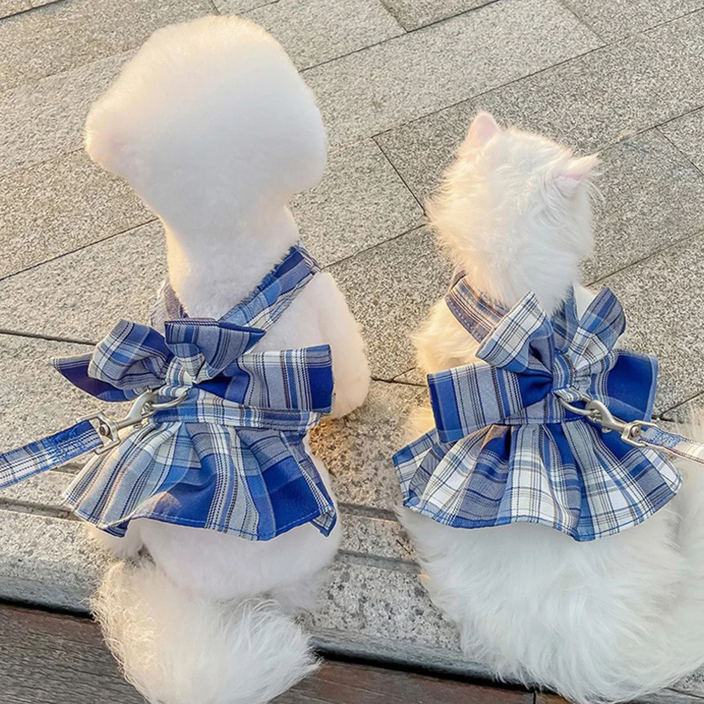 

1 Set of Walking Rope for Cat Pet Pulling Rope Harness Set Kitten Harness Leash