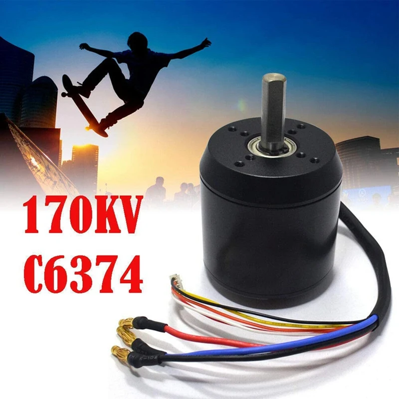 Бесщеточный внешний мотор C6374 170KV с ремнем и замкнутой крышкой для электрического