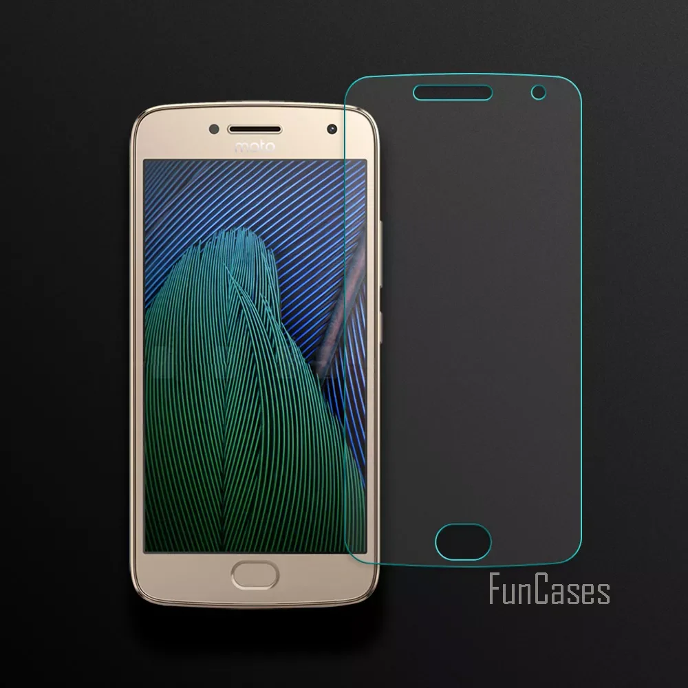 

Screen Protector For Motorola G5 Plus X4 / X 2017 XT1684 XT1685 Tempered Glass For Motorola G5 Plus 2.5D Curved Edge Protective