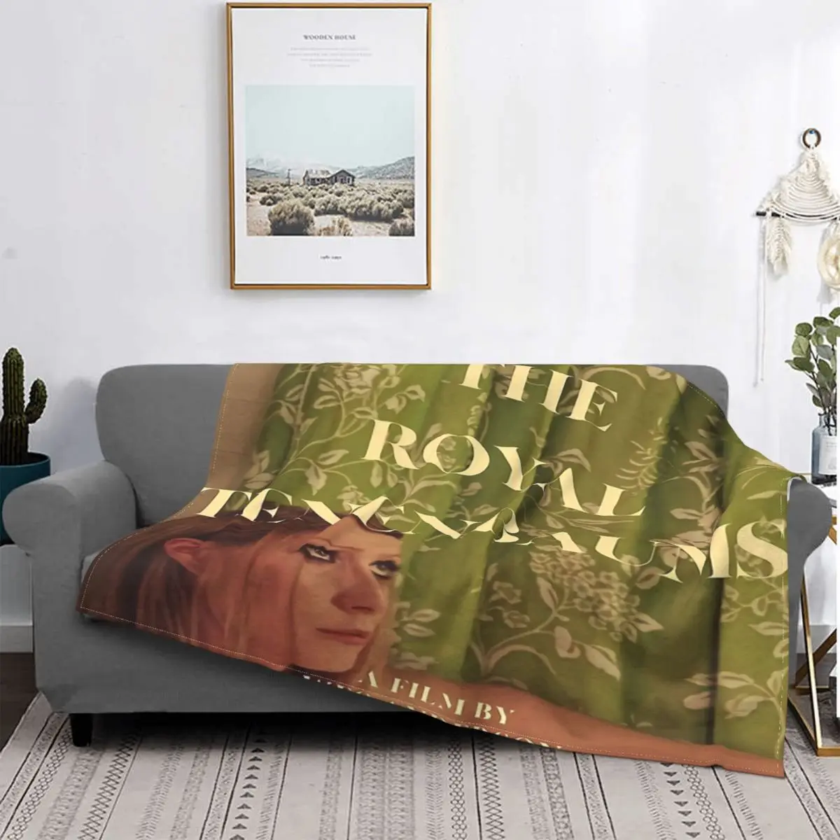 

Yaktika-the Royal Tenenbaums-Manta a cuadros para cama, colcha para sofá, manta de forro polar para cama
