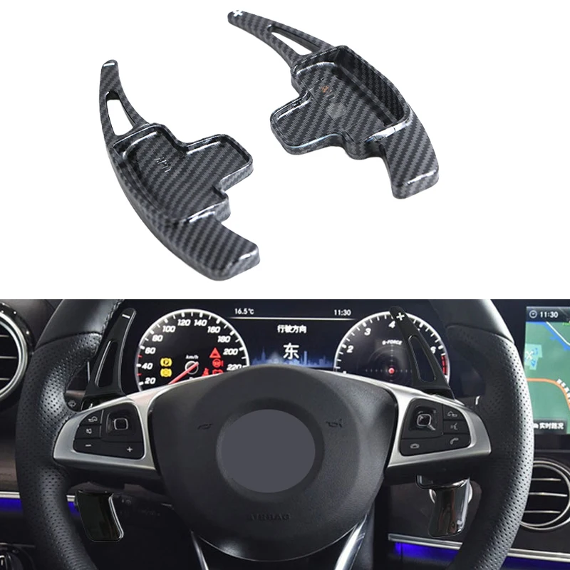 

Car Steering Wheel Shift Paddle Shifter Extended ABS Extension For Mercedes Benz A B E GLK GL SLK R M Class Auto Accessories
