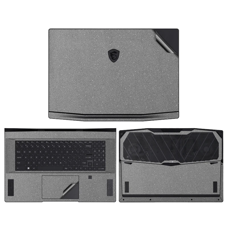 Фото Виниловый чехол для ноутбука MSI Stealth 17 Studio A13V/GS76/GT76/GS77/Vector GP78HX/GP68HX/GE78, защитная пленка без остатков №2