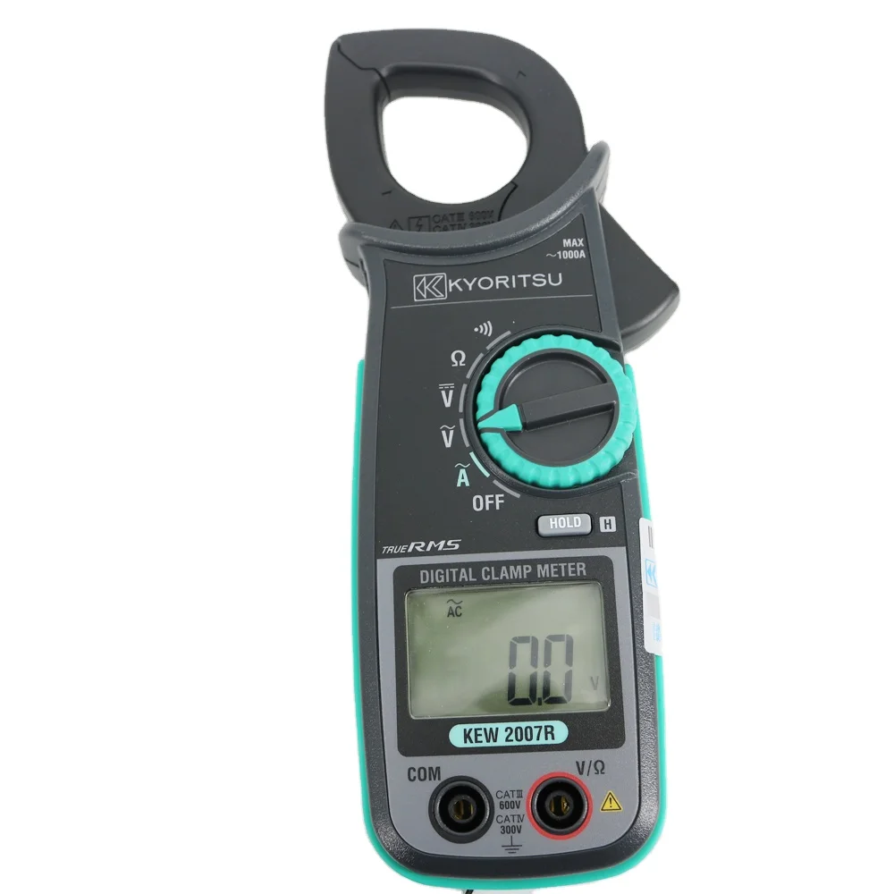 

KYORITSU 2007R Digital AC Clamp Meter Accurate Reading With True RMS 600/1000A Auto-ranging