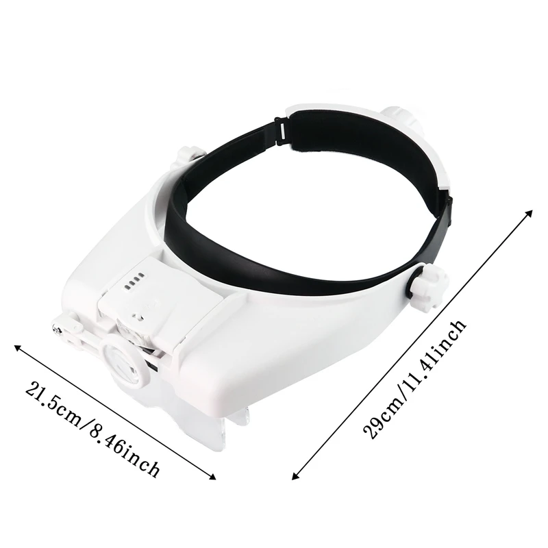 USB перезаряжаемая лупа на голову 1 0X/1 5X/2X/2 5X/3 5X сварочное увеличительное стекло со