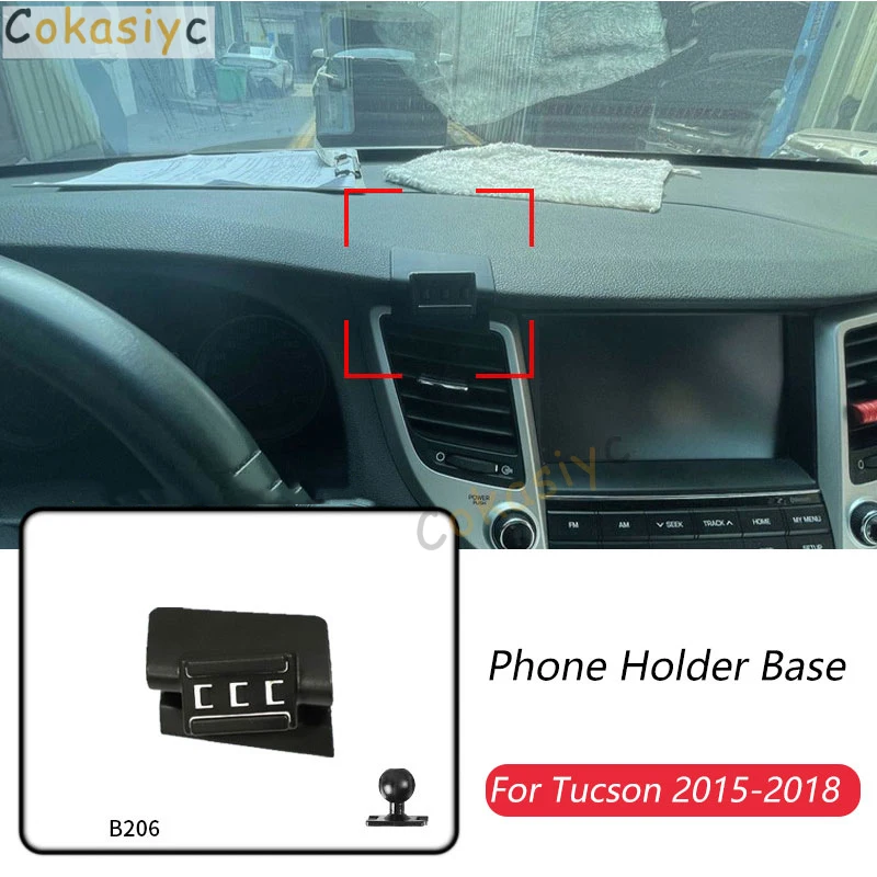 Автомобильный держатель для телефона специальные крепления Hyundai Tucson L 2015-2018