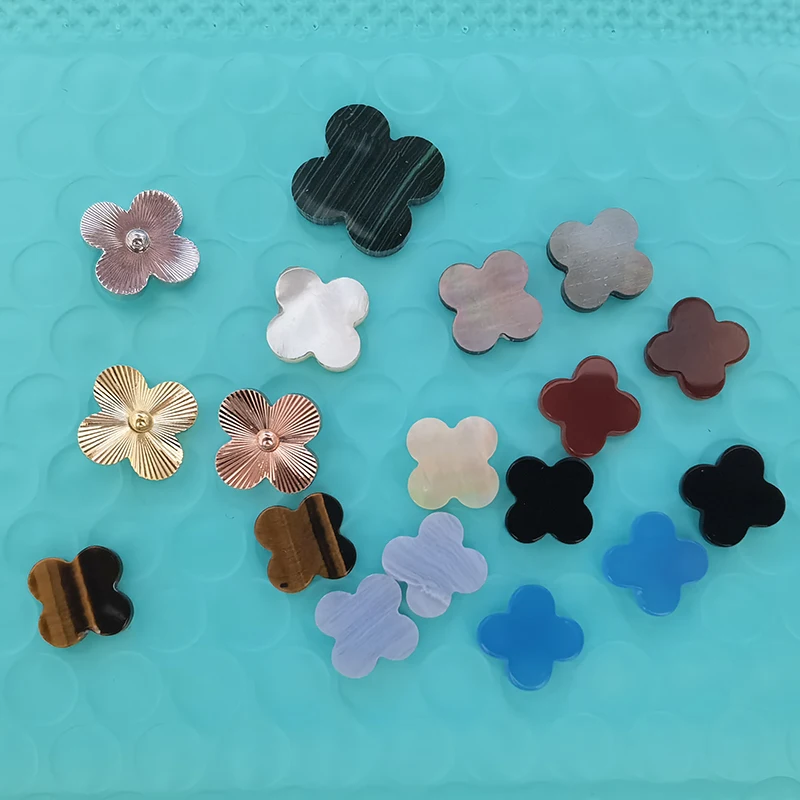 

2022 Trend 925 Sterling Silver Clover Earrings For Women Luxury Charms Ear Studs Ear clip Fashion Jewelry Christmas Gift