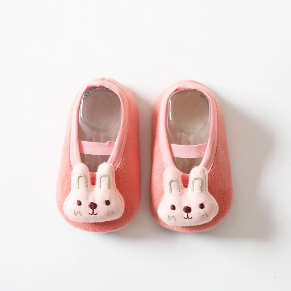 

1 Pair Supple Socks Rabbit Design Sock Shoes Lovely Newborn Baby Boy Socks Keep Warm