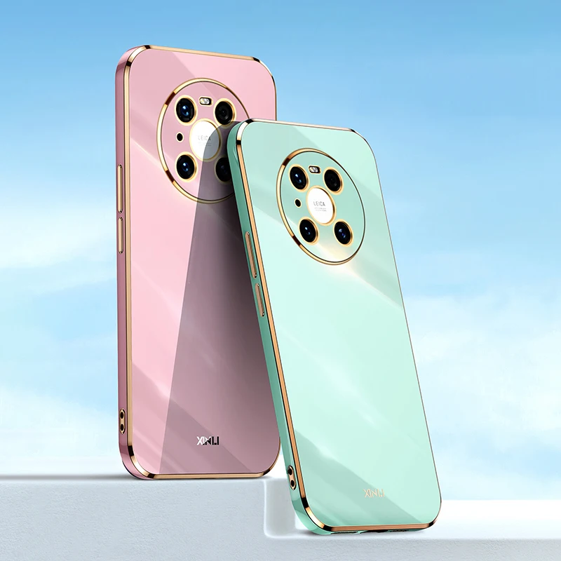 

Square Plating Protective Cases for Huawei Mate 40 Pro 40E 5G Soft Silicone Fashion Mobile Phone Cover Mate40 40Pro Shockproof