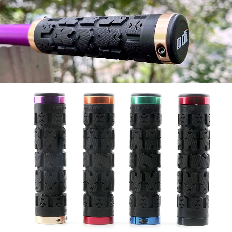 

ODI Double Lock Handlebar Grips 22.2mm Mountain Downhill Bike Handle Grips Ultralight Non-slip MTB Grips Bicycle Accessories