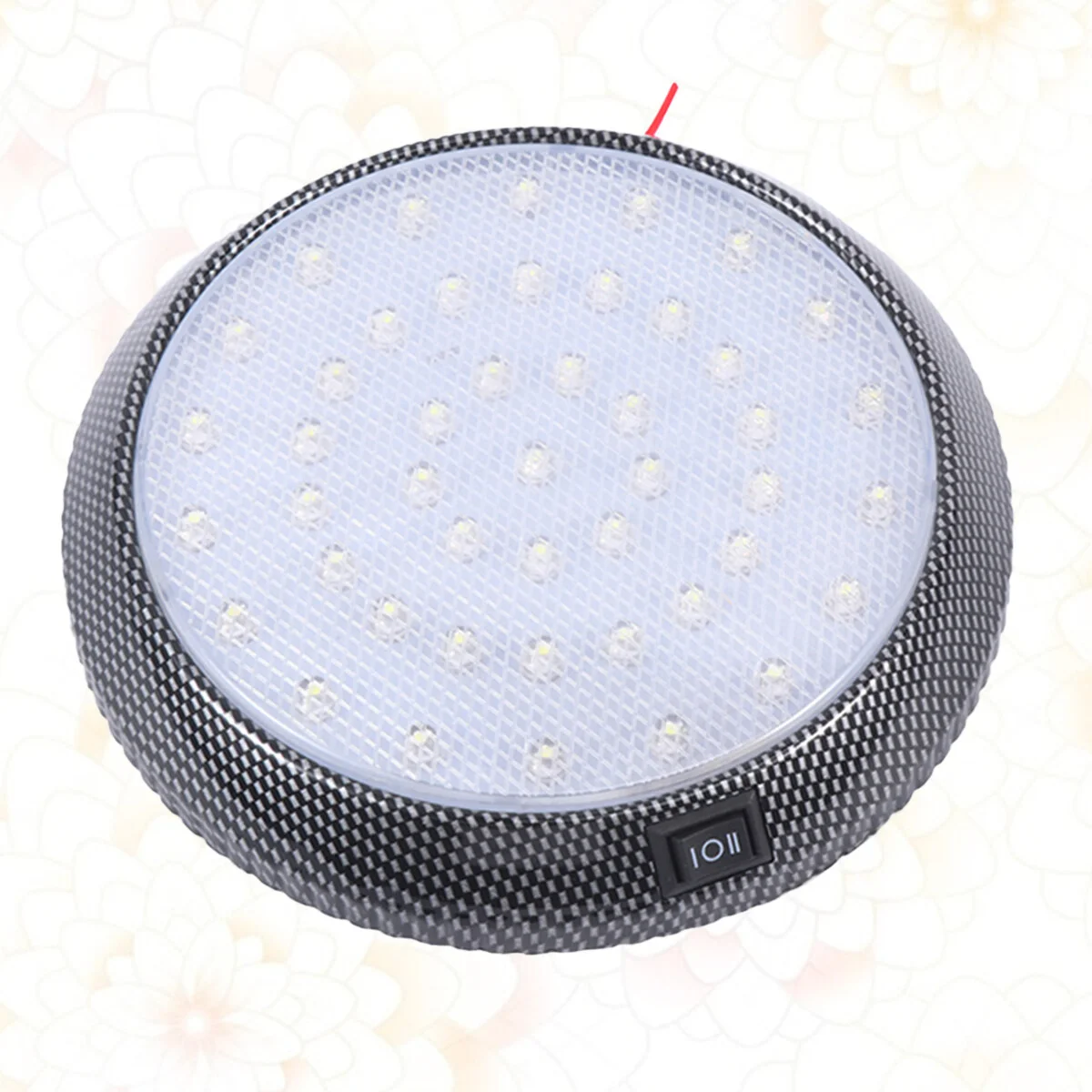 

Round Car Interior Light Light Auto Car Roof Lights Dome Lamp 46-LEDs Ceiling Round Interior Lighting Tool