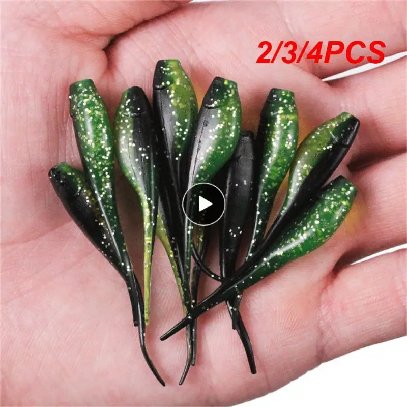 

2/3/4PCS 5cm/0.7g Wholesale Fake Bait Microproducts Bionic Bait Tadpole Shape Tadpole Anti-real Soft Bait Fishing Accessories