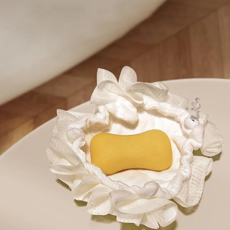 

Мягкая сетчатая мочалка 2-в-1