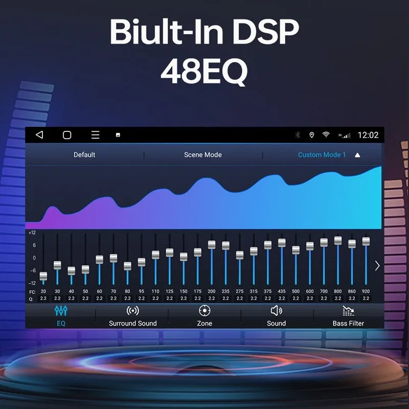 Evean 1Din 10,1-дюймовый Android автомобильный радиоприемник TS18 4G SIM-карта 8 ядер 6 ГБ 128 ГБ Android автомобильный мультимедийный плеер FM AM (art.: 3920cd63f9bc4) - 3920cd63f9bc4