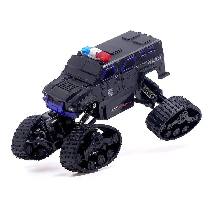 Джип радиоуправляемый Гусеничный вездеход 1:15 полный привод 4WD работает от