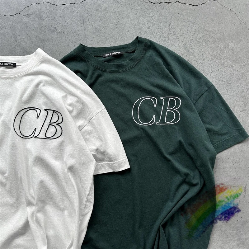 

2023ss Cole Buxton T Shirt Men Women 1:1 Best Quality T-shirt Casual Hollow Letters Embroidery CB Tee Top