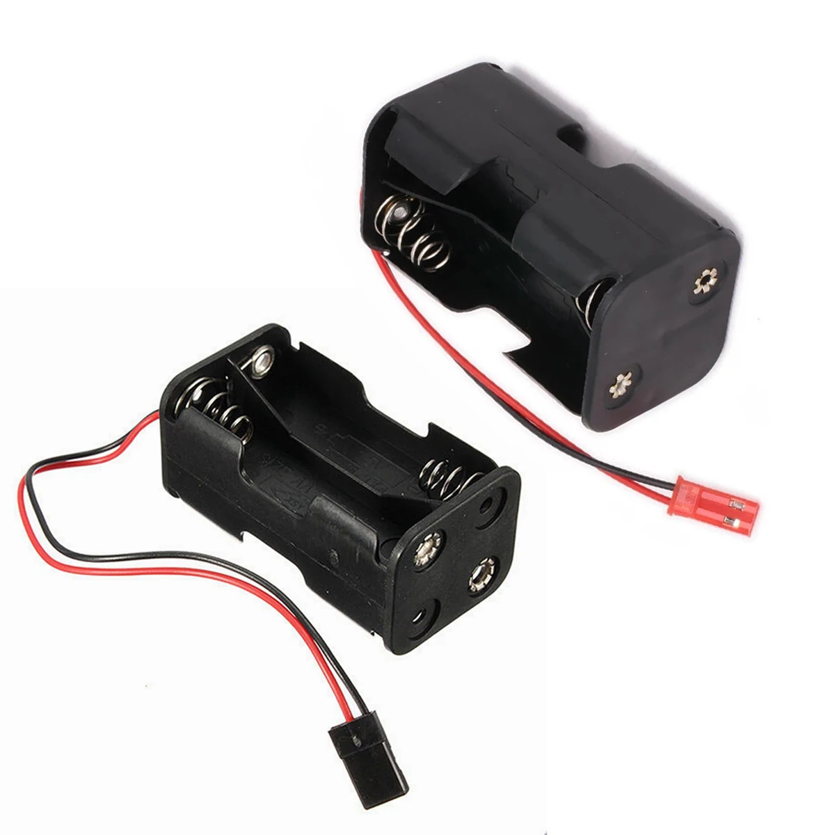 

RC 4 x AA держатель батареи JR Futaba /JST разъем прочный для приемника радиоуправляемых автомобилей самолетов лодок квадрокоптеров FPV вертолетный Липо Аккумулятор