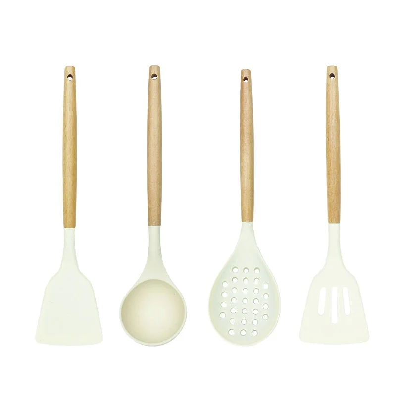 

Non-stick Pan Silicone Shovel, High-temperature-resistant Silicone Pot Shovel, Soup Spoon, Kitchenware Set