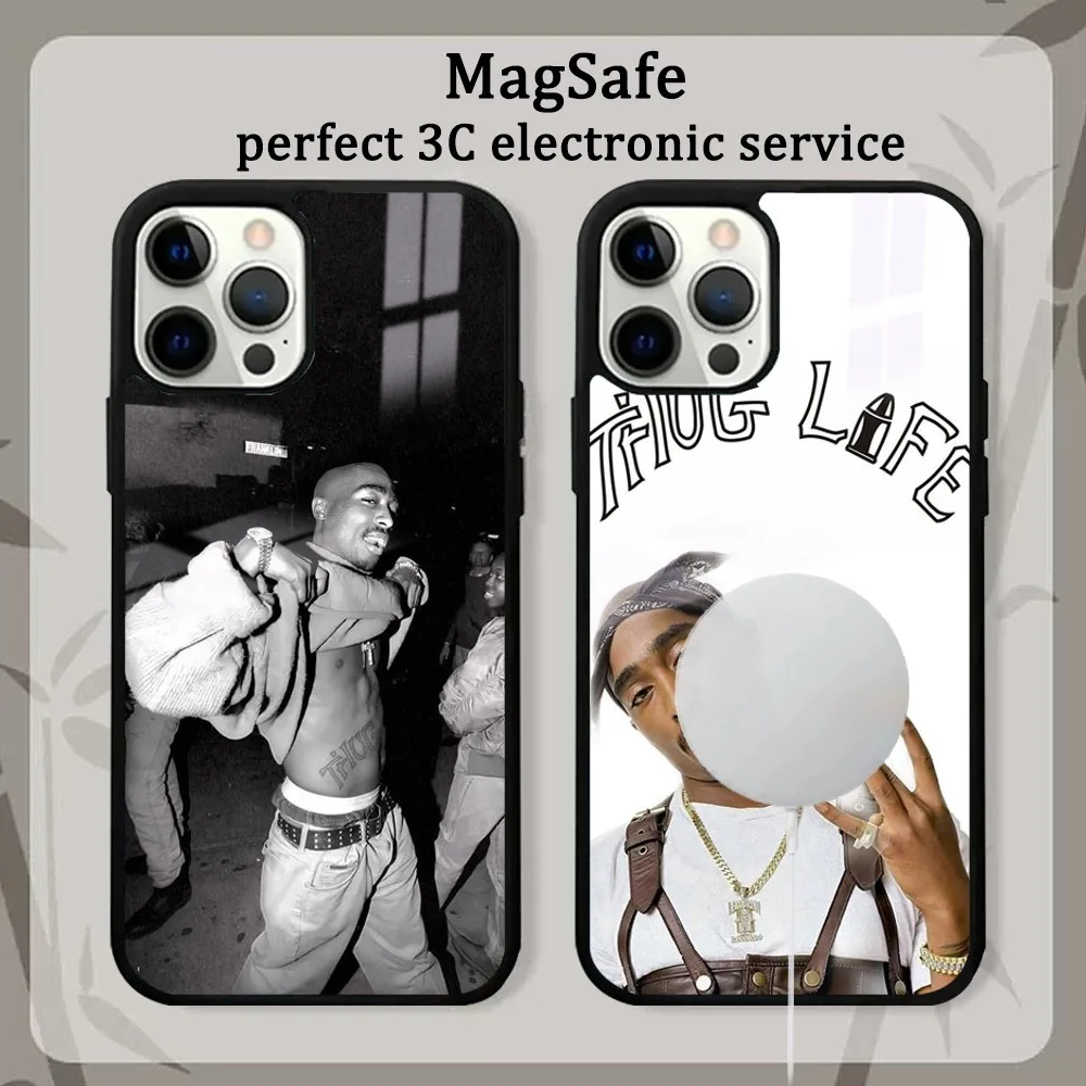 N-Nipsey Rapper H-Hussle Phone Case For IPhone 16 15 14 13 12 11 Pro Max Plus Mini Magsafe Mirror Wireless Magnetic Cover