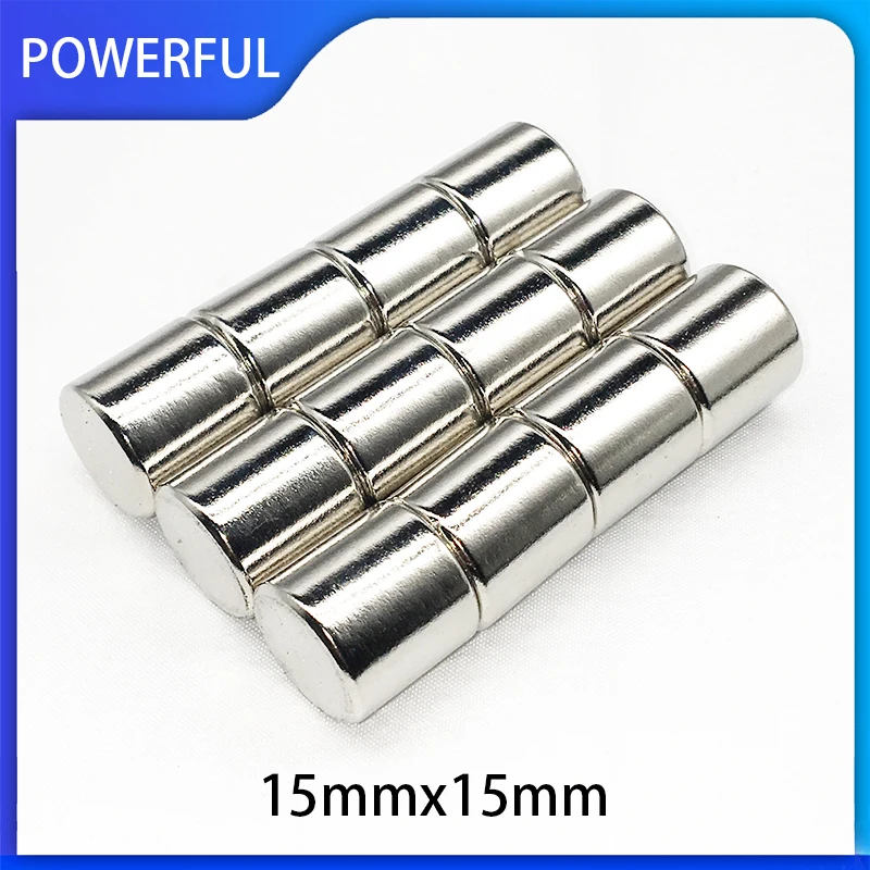 

2~30PCS 15x15mm Round Magnet Super Powerful Magnet Rare Earth Neodymium Strong Magnets 15mm x 15mm Rare Earth Magnets 15*15