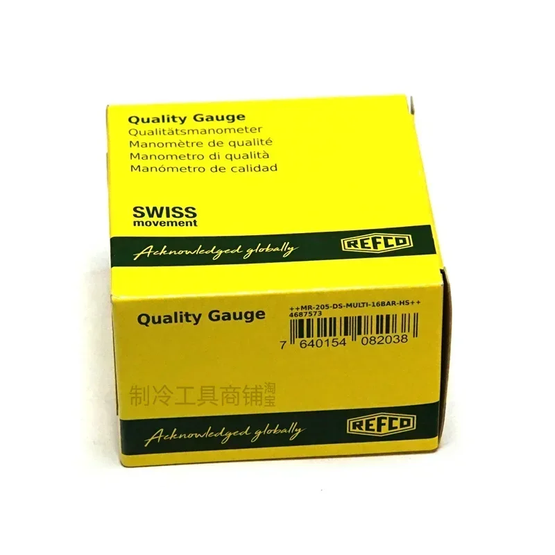 Оригинальный манометр рефрижераторного хладагента для холодильного