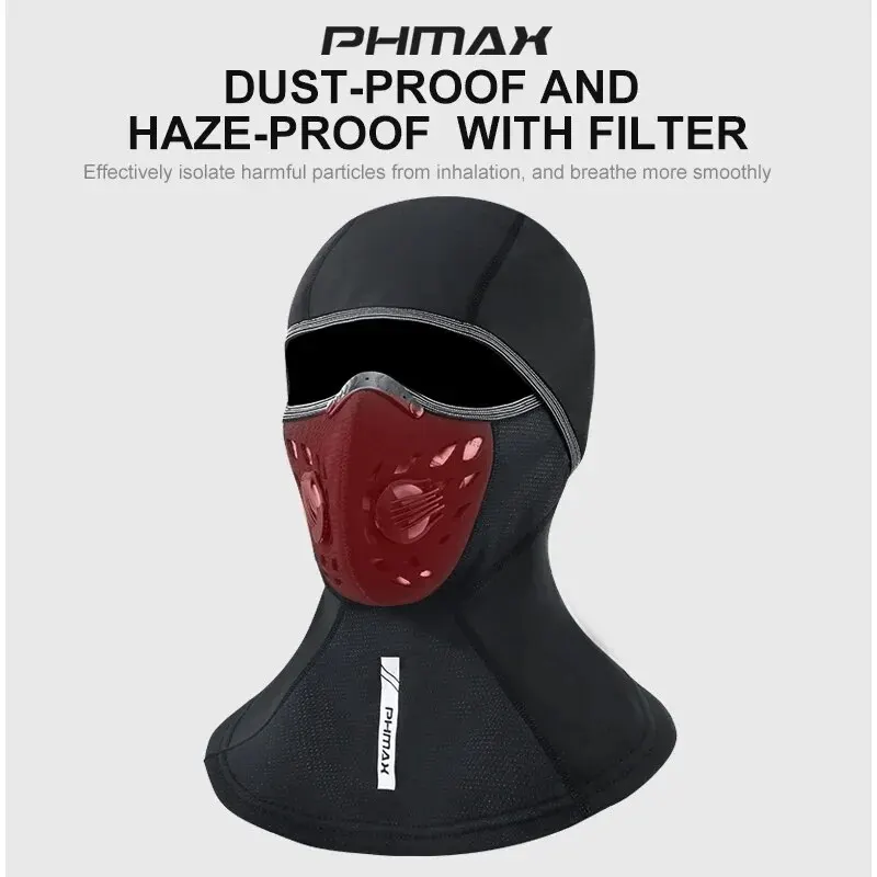 PHMAX Зимняя Термолыжная Кепка Унисекс Теплая Флисовая Маска Для Лица Сноуборда