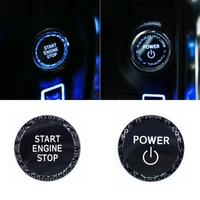 new arrival car engine start stop crystal button replcment cover for toyota camry rav4 chr yaris prius cruiser car styling