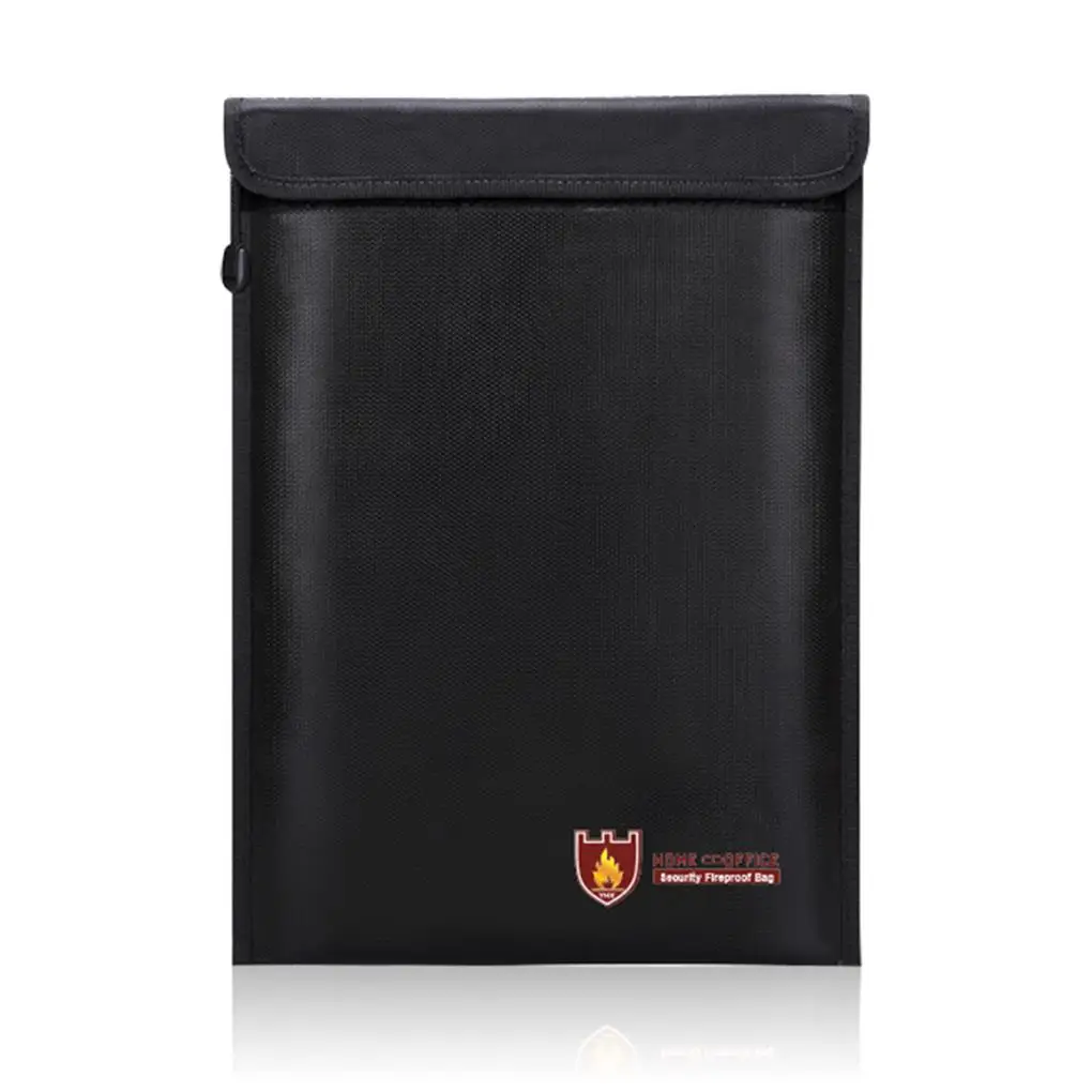 

Household Fireproof Document Bag Waterproof Safe Storage for Securities Note File Passports Documents Jewelry