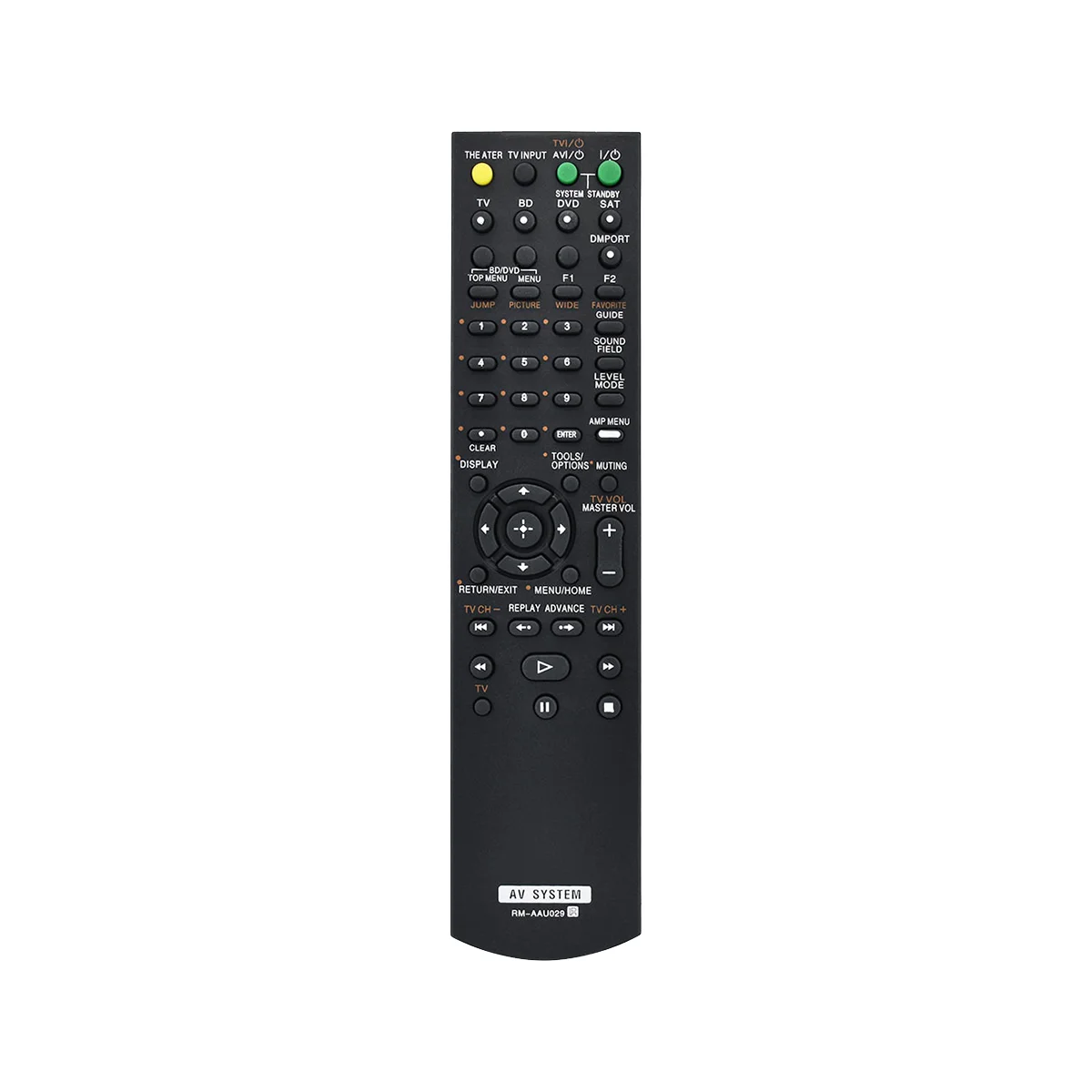 -AAU029 для AV Soundbar Remote Control SA-WCT100-MCT100 AV Receiver System