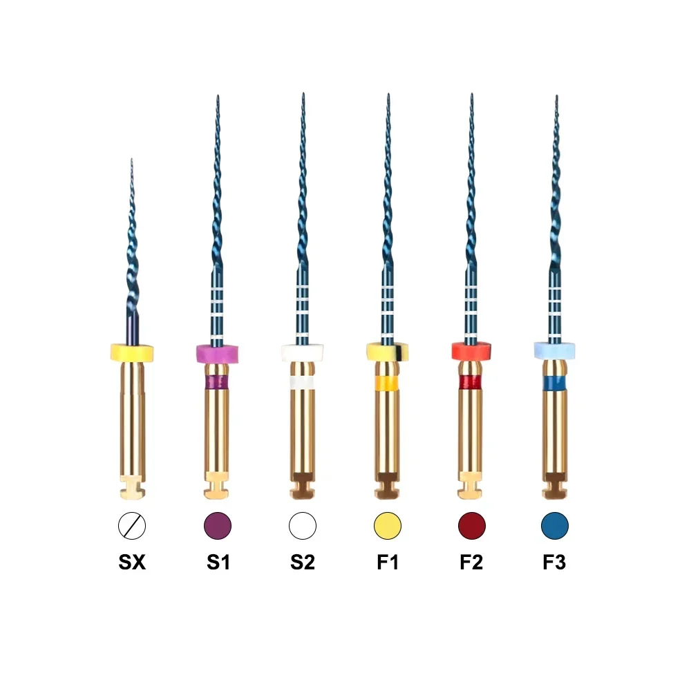 Стоматологические Эндодонтические Синие Вращающиеся Файлы С Термоактивацией