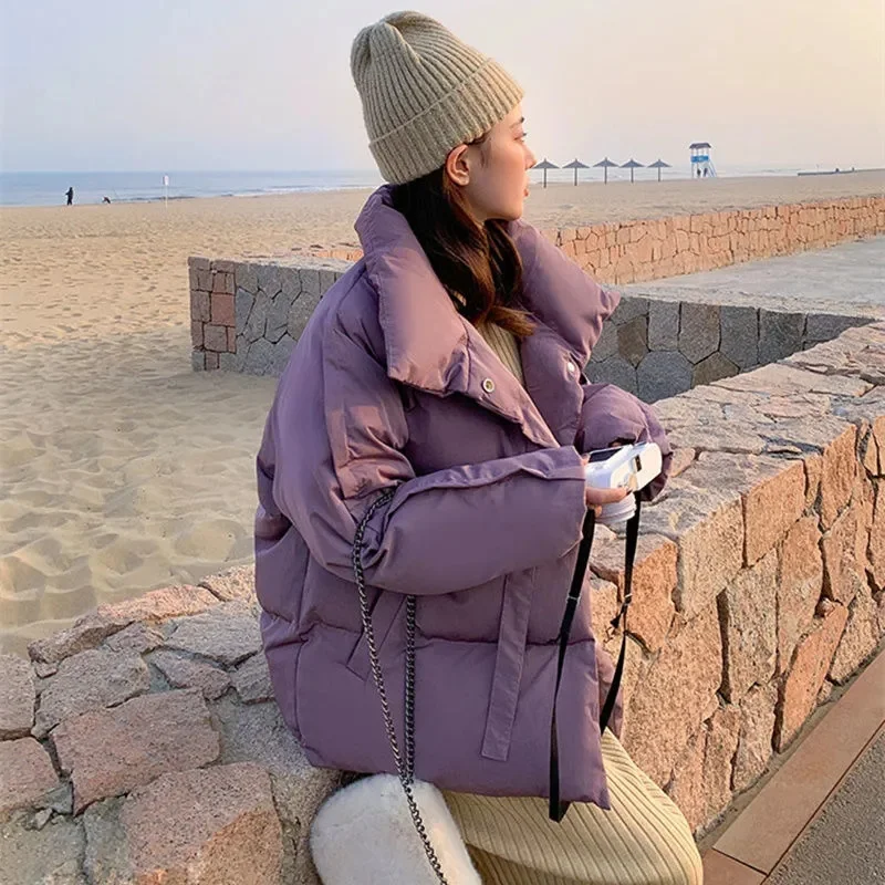 

Off-season 2022 Winter New Cotton-Padded Jacket Women Short Korean Version Down Padded Jacket Padded Jacket Student Bread Jacket