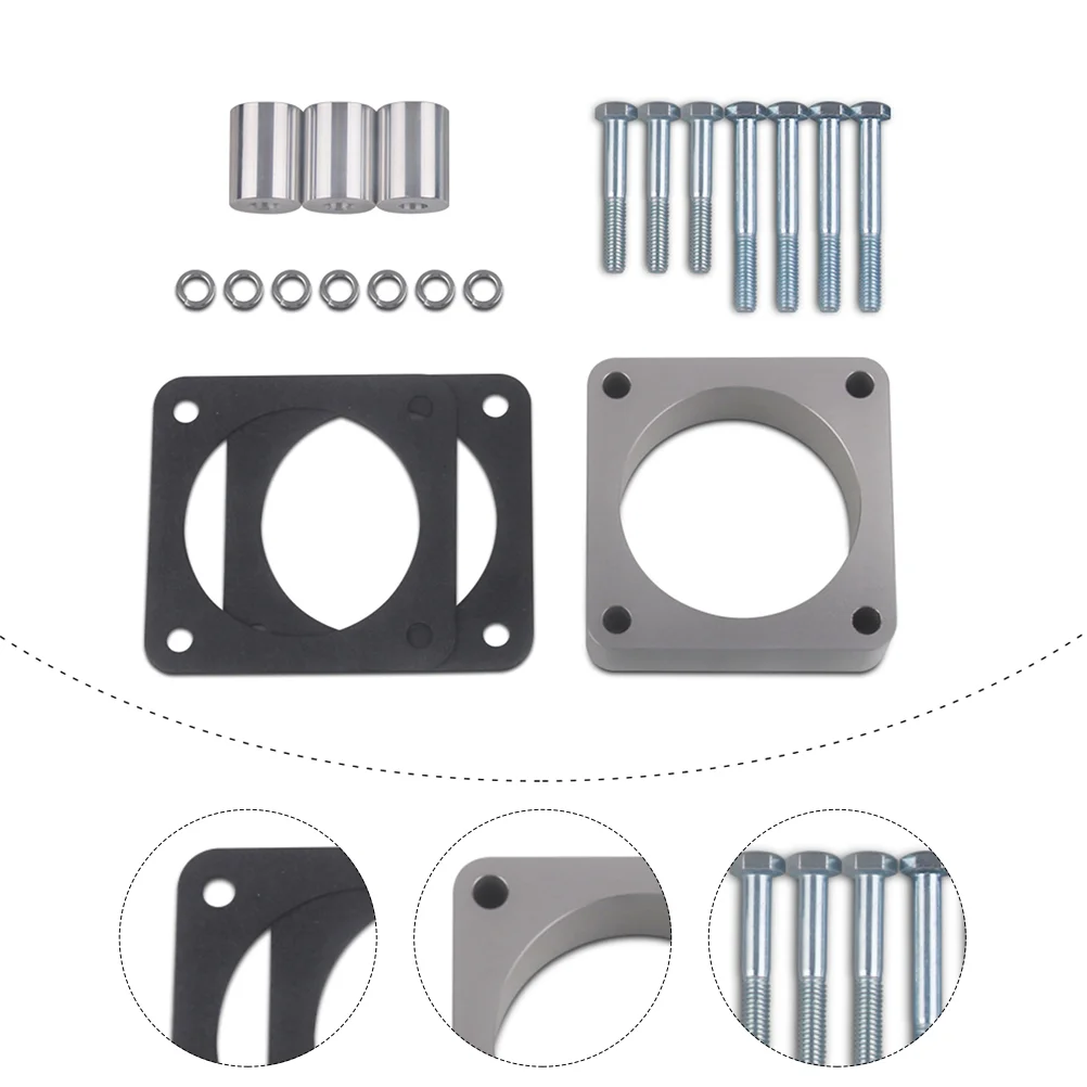 

1 Set Throttle Body Spacer Useful Sturdy Car Accessories Engine Throttle Body Spacer Throttle Body Gasket