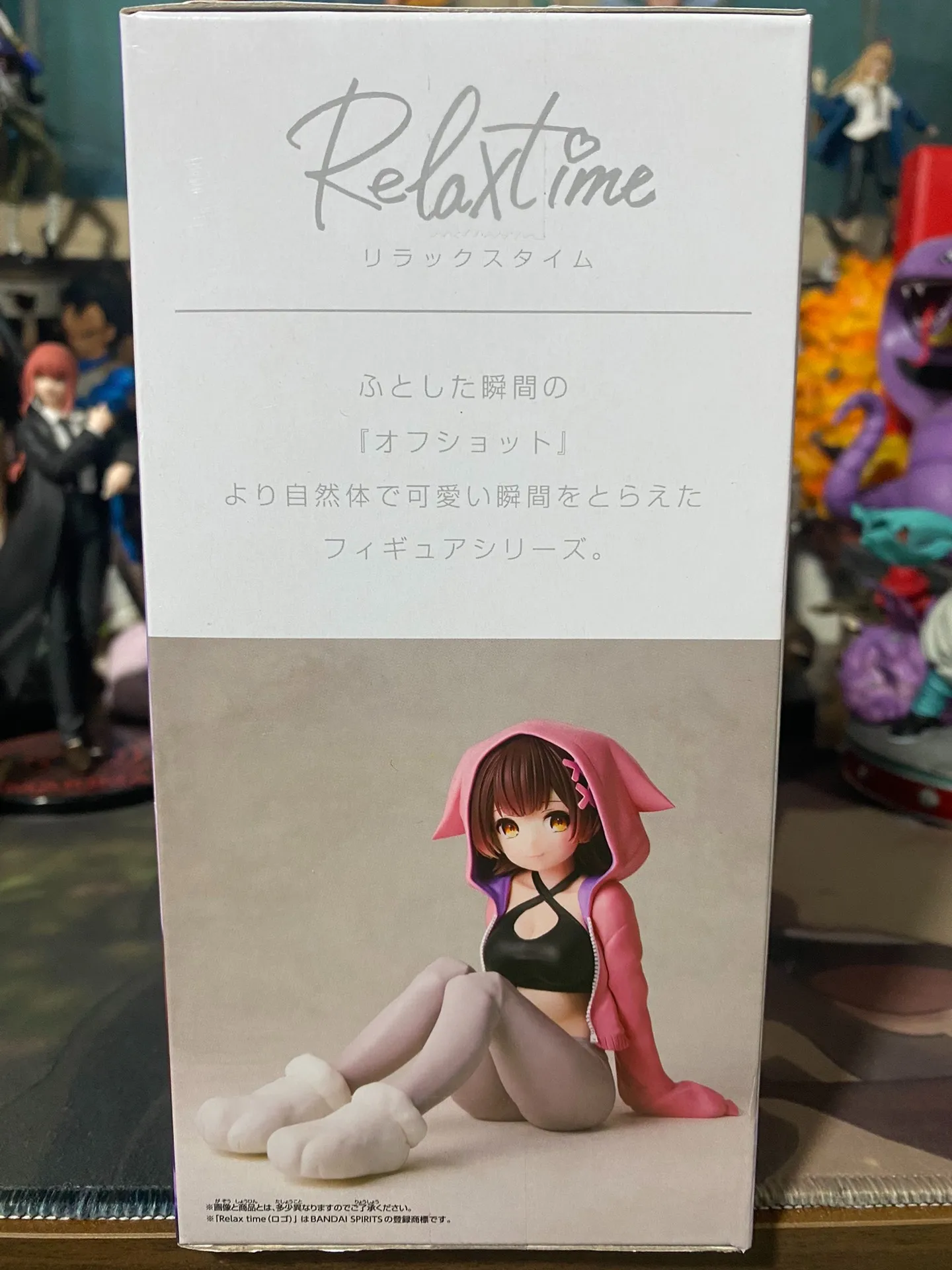 Оригинальная коллекционная игрушечная фигурка BANDAI Ban PRESTO Relaxtime Hololive Roboco