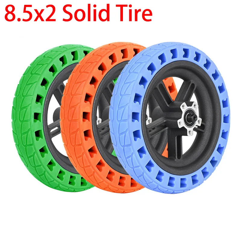 

8.5 inch Xiaomi M365propro2pro3 solid shock-absorbing tire color electric scooter tire hub