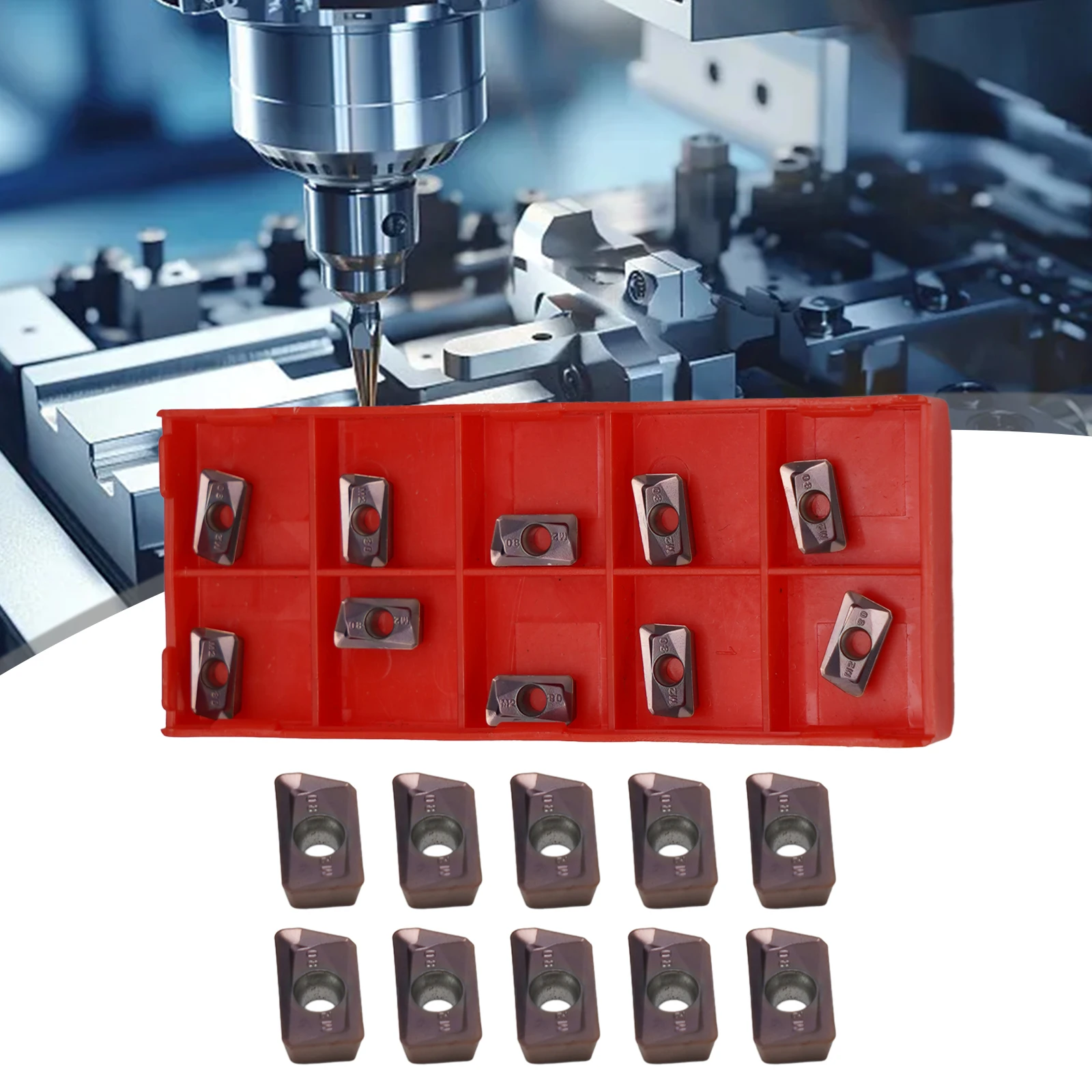 Выдающая производительность обрабатывания с твердосплавными пластинами APMT1604 PDER