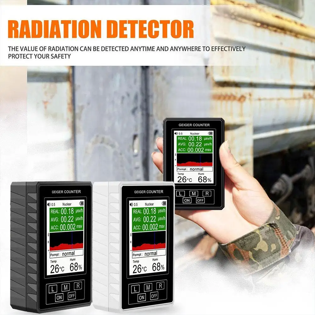 

BR-9B XR1 Pro Nuclear Radiation Color Display Counter X-ray Dosimeter Screen Beta Geiger Gamma Personal M O2O5