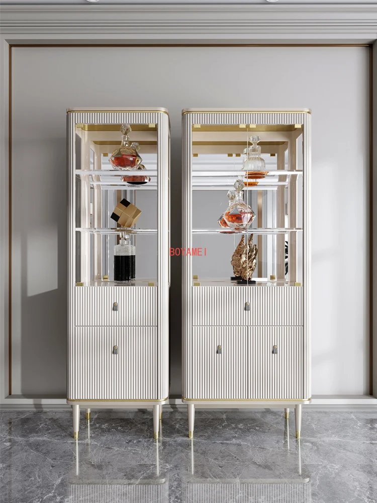 

high wine cabinet light extravagant hall cabinet storage integrated cabinet living room modern household combined furniture