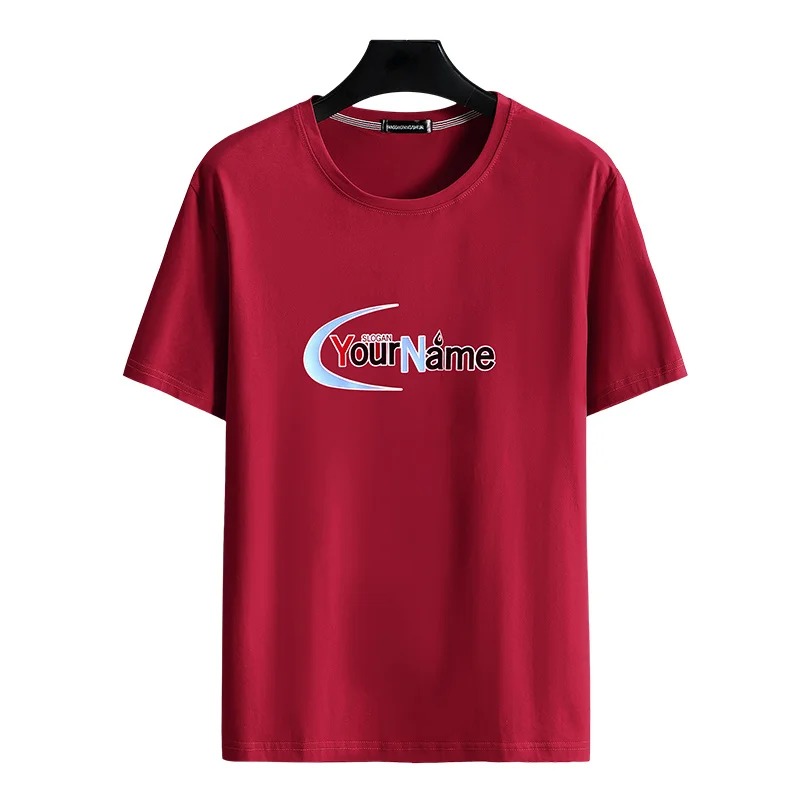 

Круглый Графический шейный воротник 95% енота индивидуальная продукция 4XL-12XL большой размер shir wo Workou Tee shirs мужская одежда