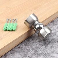 1sets 5 6cm magnetic door stops mini stainless steel ultra short door stopper hidden holders floor hardware fitting with screws